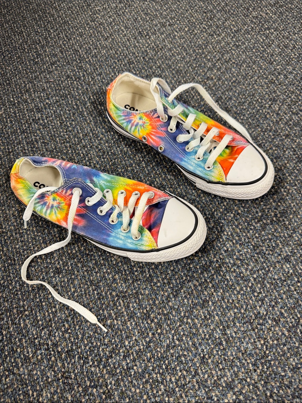 Converse tie dye sneakers size men’s 5 women’s 7 // 100513